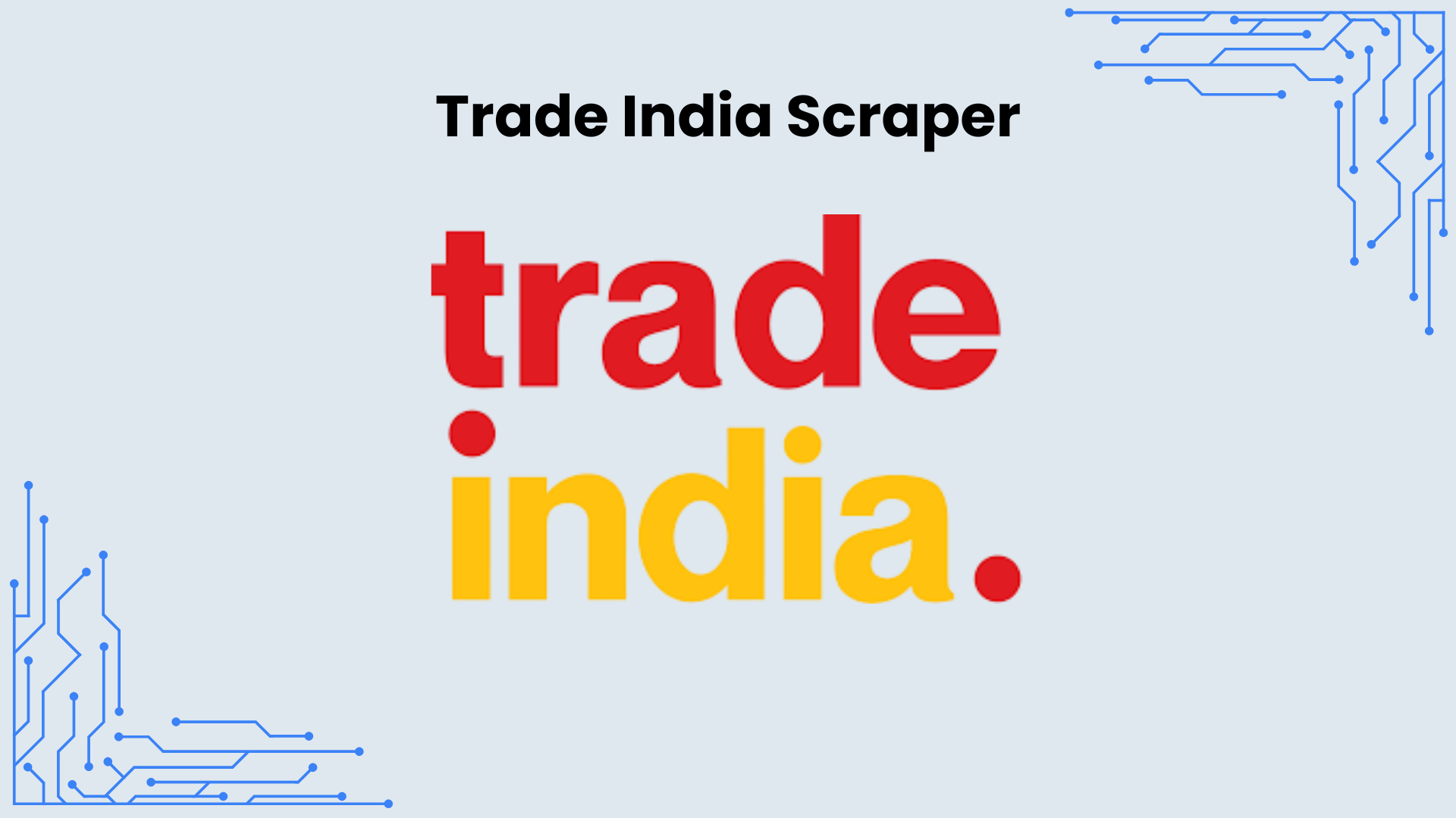 TradeIndia Scraper Result